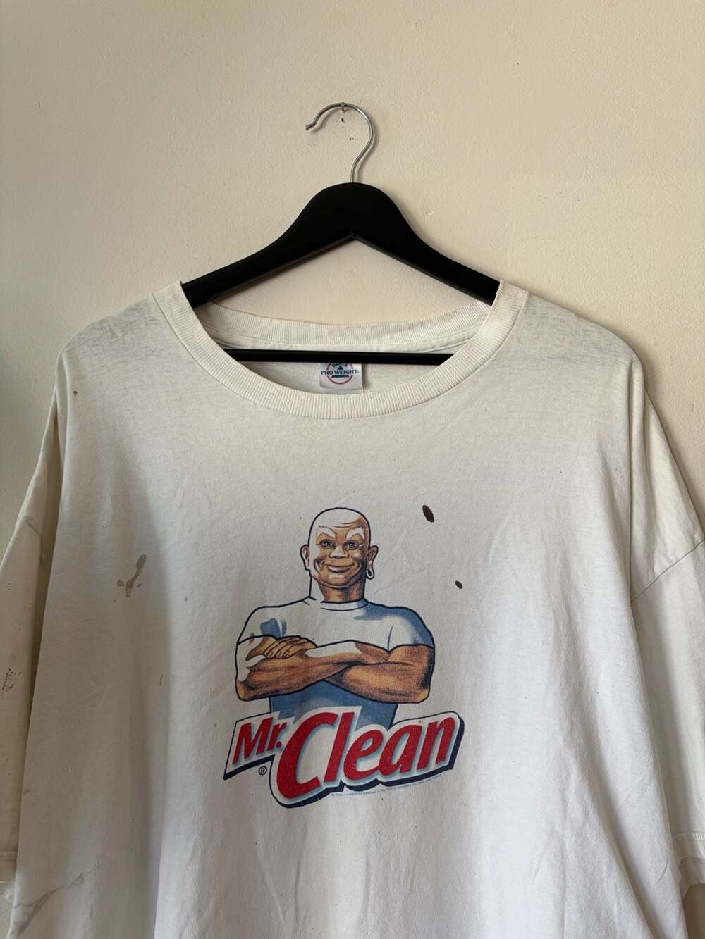 Delta Pro Weight Mr. Clean T-Shirt Size 2XL White Graphic Tee